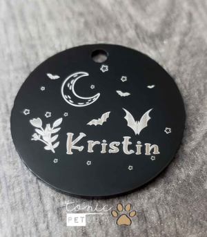 Bats, Moon and Flowers